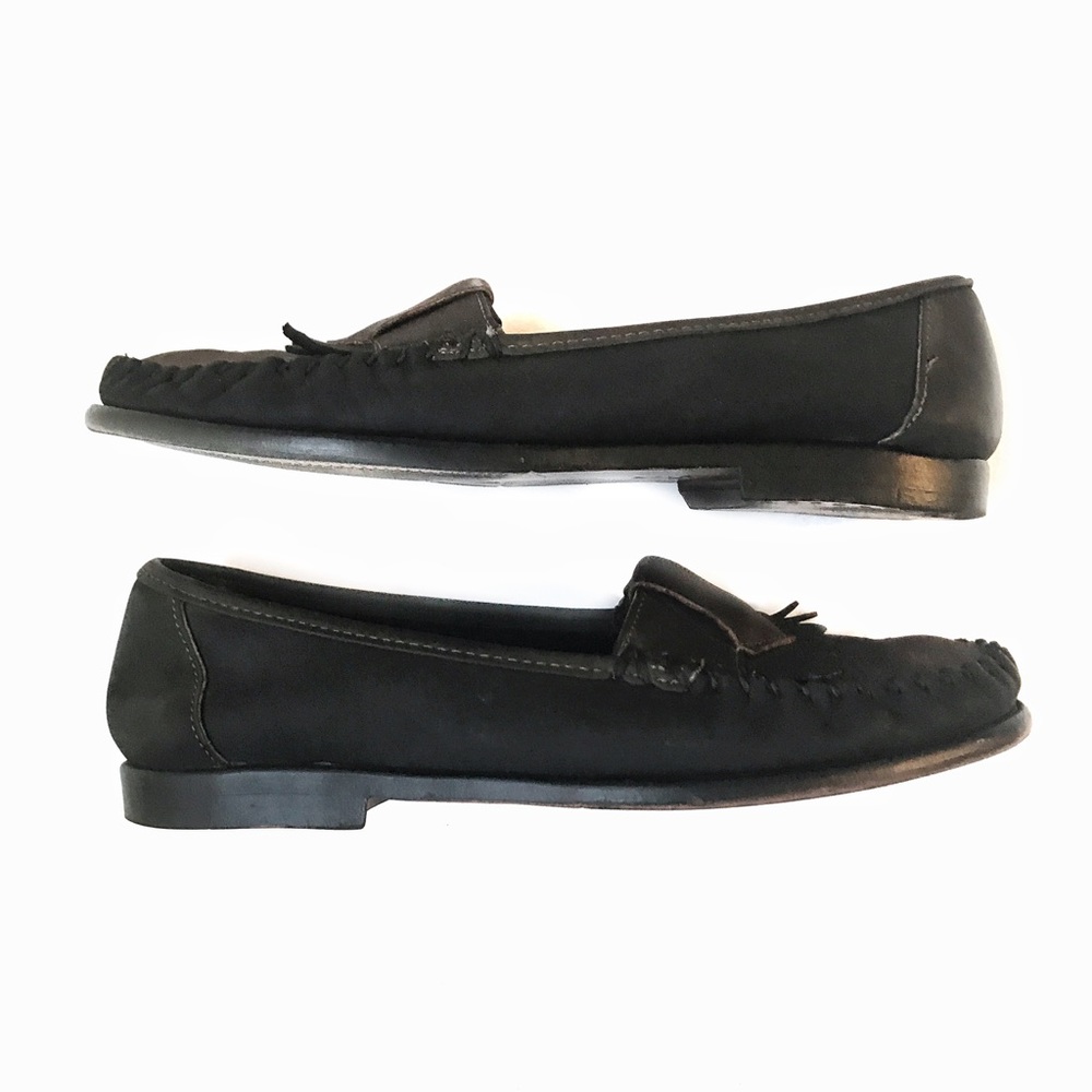 Vintage Zodiac 80s Leather Loafers